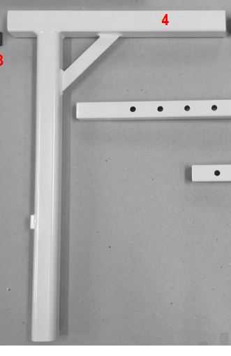 Fitting for support leg