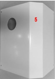 Cover valve block, side