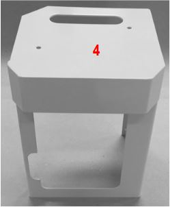 Cover valve block, top